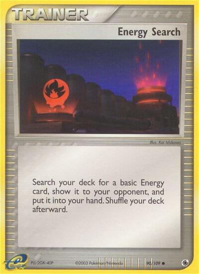 Energy Search 90/109 Reverse Holofoil Ruby and Sapphire Energy Search 90/109 Reverse Holofoil Ruby and Sapphire