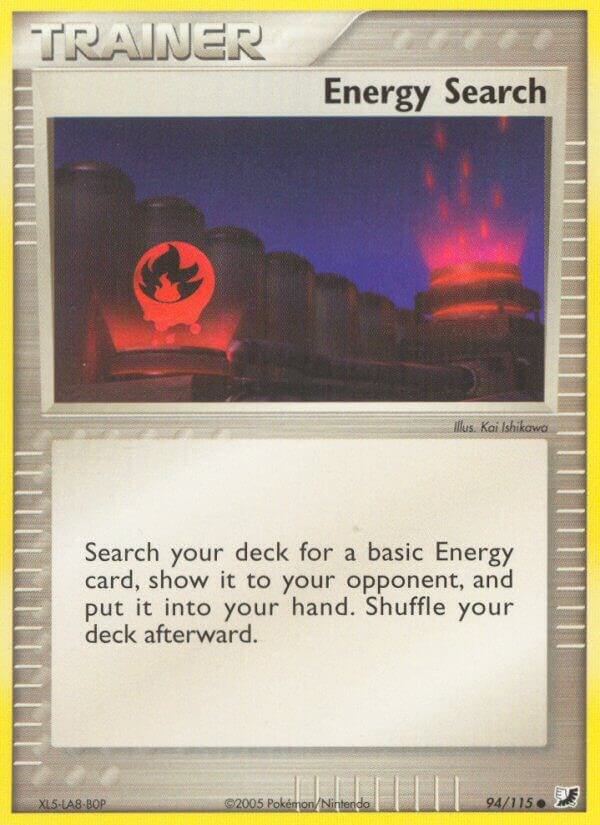 Energy Search 94/115 Reverse Holofoil Unseen Forces Energy Search 94/115 Reverse Holofoil Unseen Forces