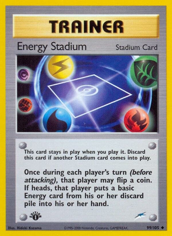 Energy Stadium 099/105 1st Edition Neo Destiny