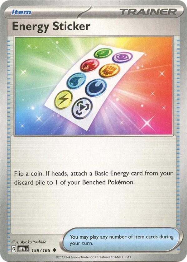 Energy Sticker 159/165 Reverse Holofoil SV: Scarlet & Violet 151