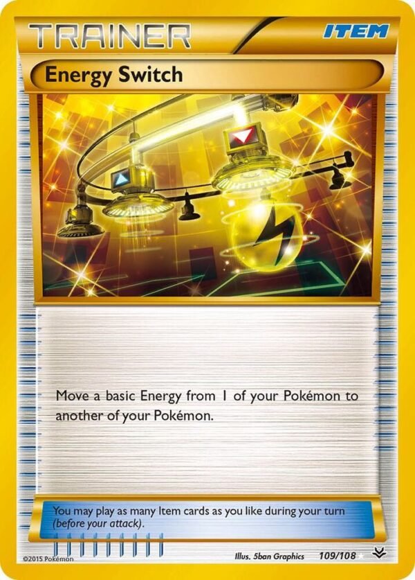 Energy Switch 109/108 Holofoil XY – Roaring Skies
