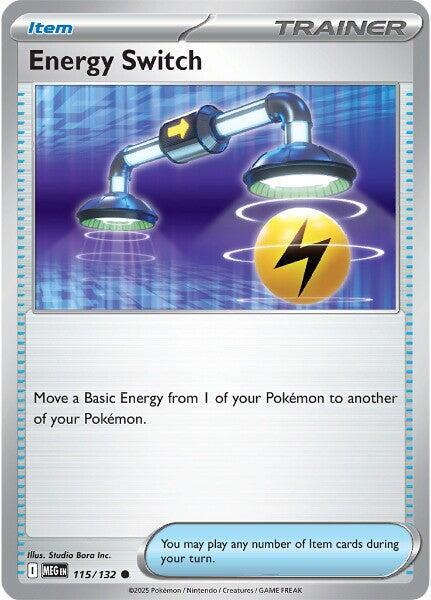 Energy Switch 115/132 Normal ME01: Mega Evolution