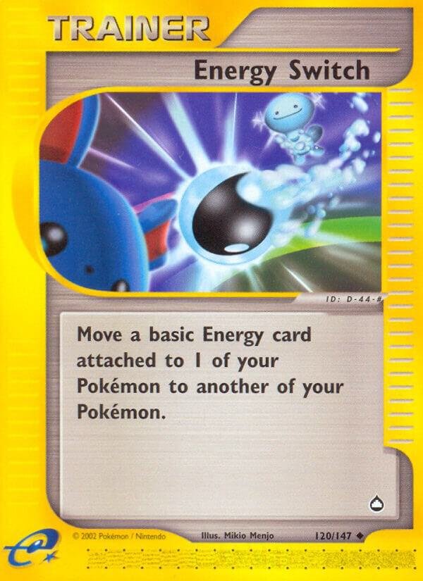 Energy Switch 120/147 Reverse Holofoil Aquapolis