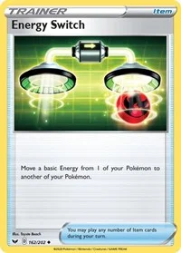 Energy Switch | 162/202 | Reverse Holofoil | SWSH01: Sword & Shield Base Set