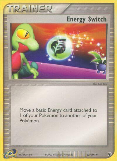Energy Switch 82/109 Reverse Holofoil Ruby and Sapphire