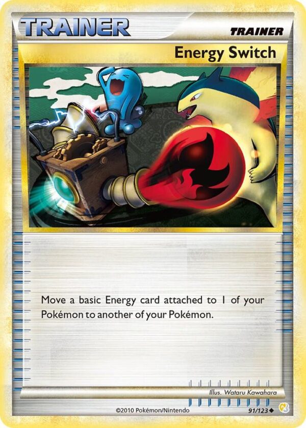 Energy Switch 91/123 Reverse Holofoil HeartGold SoulSilver