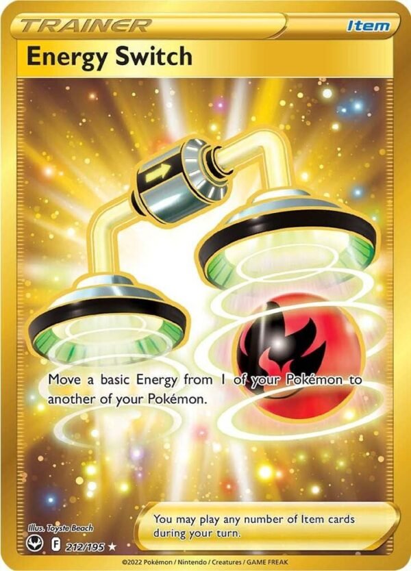 Energy Switch (Secret) 212/195 Holofoil SWSH12: Silver Tempest Energy Switch (Secret) 212/195 Holofoil SWSH12: Silver Tempest