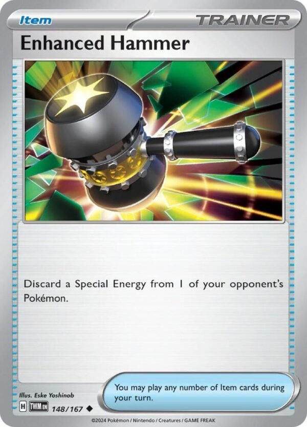 Enhanced Hammer 148/167 Reverse Holofoil SV06: Twilight Masquerade