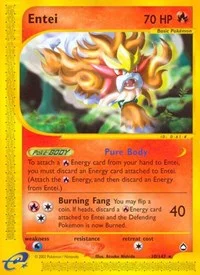 Entei | 010/147 | Reverse Holofoil | Aquapolis