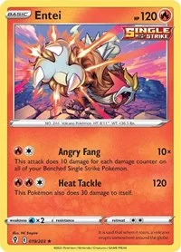Entei | 019/203 | Reverse Holofoil | SWSH07: Evolving Skies
