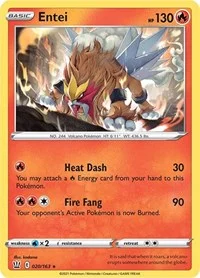 Entei | 020/163 | Holofoil | SWSH05: Battle Styles