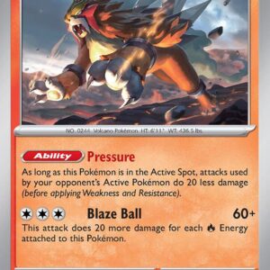 Entei 030/197 Holofoil SV03: Obsidian Flames