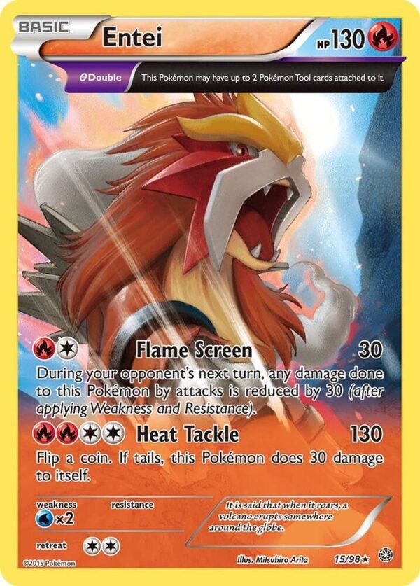 Entei (15) 15/98 Holofoil XY – Ancient Origins