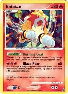 Entei 4/132 (Cracked Ice Holo) 004/132 Holofoil Miscellaneous Cards & Products Entei 4/132 (Cracked Ice Holo) 004/132 Holofoil Miscellaneous Cards & Products