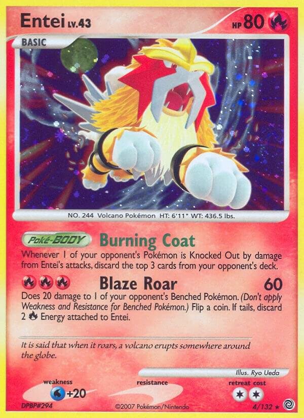 Entei 4/132 Holofoil Secret Wonders