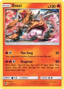 Entei 47/214 (SM Lost Thunder) 047/214 Holofoil Deck Exclusives Entei 47/214 (SM Lost Thunder) 047/214 Holofoil Deck Exclusives