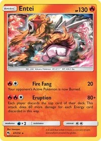 Entei | 47/214 | Reverse Holofoil | SM - Lost Thunder Entei | 47/214 | Reverse Holofoil | SM - Lost Thunder
