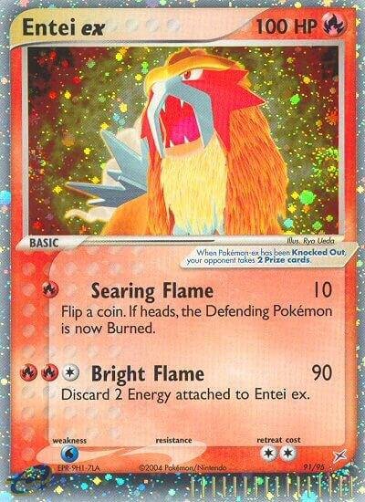 Entei ex 91/95 Holofoil Team Magma vs Team Aqua Entei ex 91/95 Holofoil Team Magma vs Team Aqua