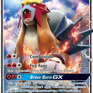 Entei GX 10/73 Holofoil Shining Legends Entei GX 10/73 Holofoil Shining Legends