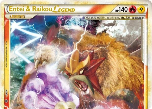 Entei & Raikou Legend (top) 90/95 Holofoil Unleashed Entei & Raikou Legend (top) 90/95 Holofoil Unleashed