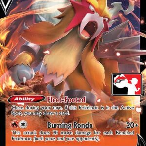 Entei V 022/172 Holofoil Prize Pack Series Cards