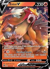 Entei V | 022/172 | Holofoil | SWSH09: Brilliant Stars