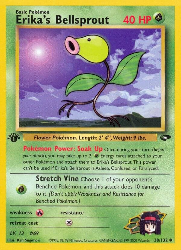 Erika’s Bellsprout 038/132 Unlimited Gym Challenge Erika’s Bellsprout 038/132 Unlimited Gym Challenge