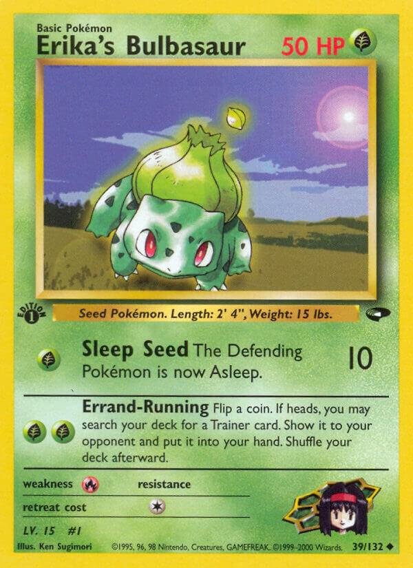Erika’s Bulbasaur 039/132 Unlimited Gym Challenge