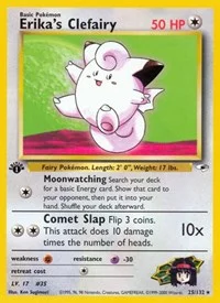 Erika's Clefairy | 025/132 | Unlimited | Gym Heroes