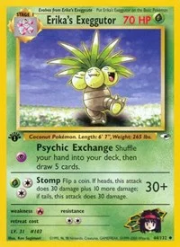 Erika's Exeggutor | 044/132 | 1st Edition | Gym Heroes