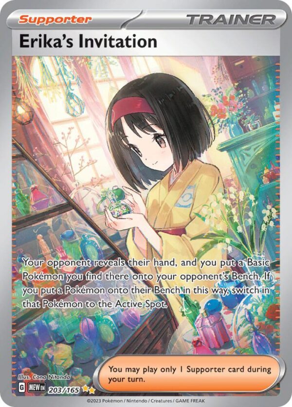 Erika’s Invitation 203/165 Holofoil SV: Scarlet & Violet 151