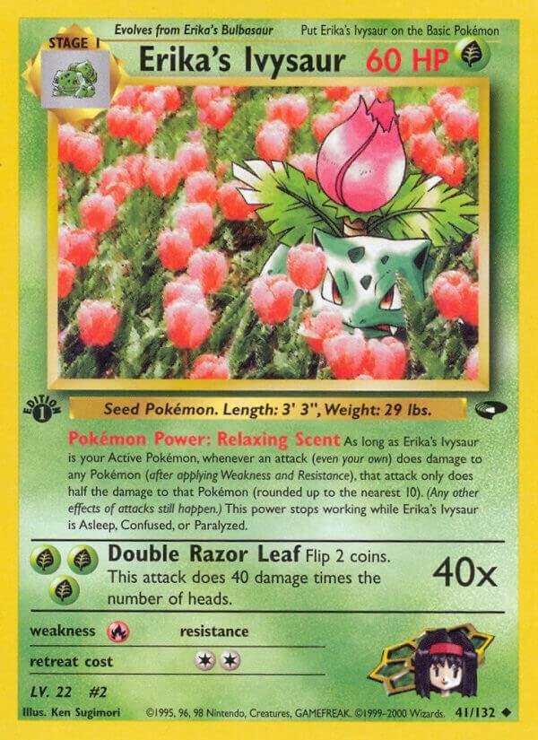 Erika’s Ivysaur 041/132 Unlimited Gym Challenge