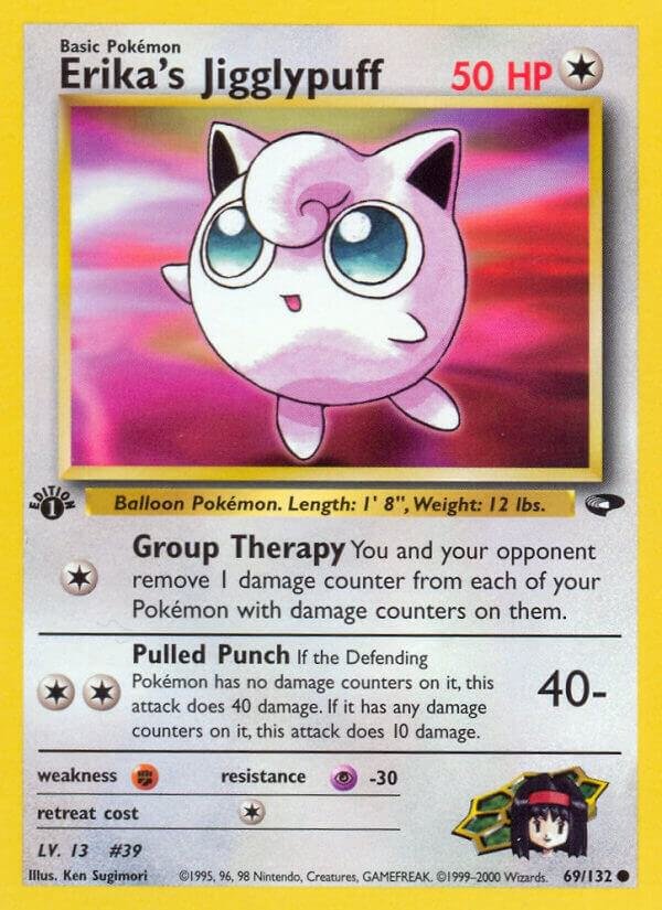 Erika’s Jigglypuff 069/132 Unlimited Gym Challenge