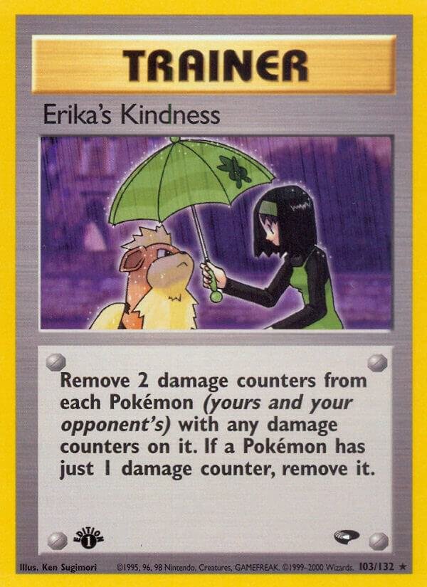 Erika’s Kindness 103/132 1st Edition Gym Challenge Erika’s Kindness 103/132 1st Edition Gym Challenge