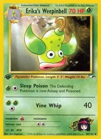 Erika's Weepinbell (49) | 049/132 | 1st Edition | Gym Heroes