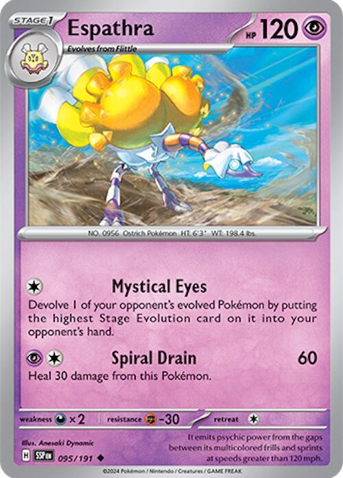 Espathra 095/191 Normal SV08: Surging Sparks Espathra 095/191 Normal SV08: Surging Sparks