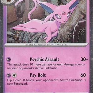 Espeon 033/131 (Cosmos Holo) Holofoil Miscellaneous Cards & Products Espeon 033/131 (Cosmos Holo) Holofoil Miscellaneous Cards & Products