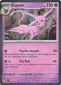 Espeon | 033/131 (Cosmos Holo) | Holofoil | Miscellaneous Cards & Products