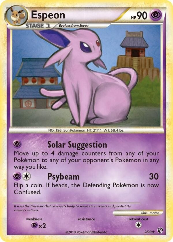 Espeon 2/90 Holofoil Undaunted Espeon 2/90 Holofoil Undaunted