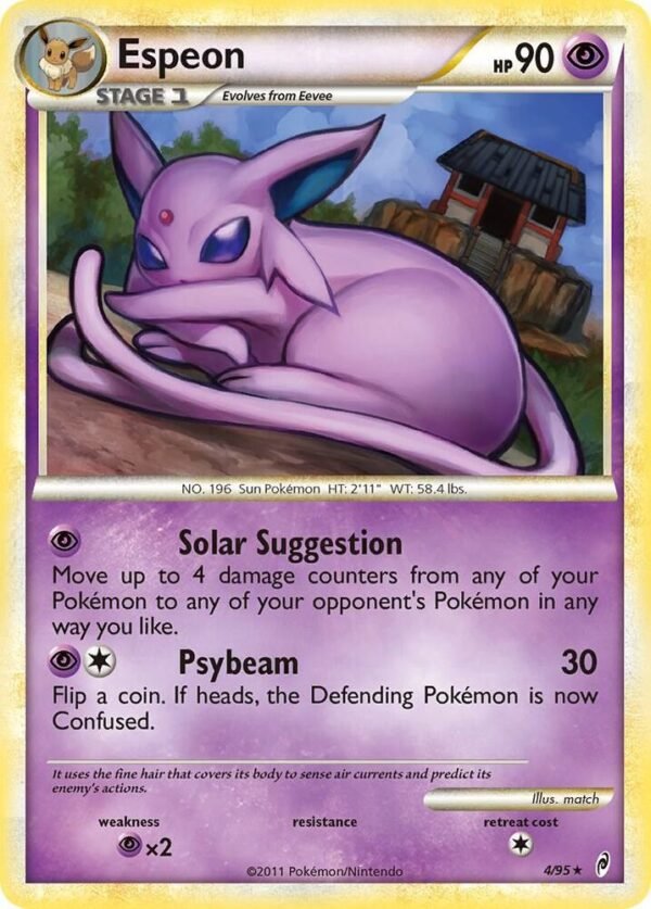 Espeon 4/95 Reverse Holofoil Call of Legends Espeon 4/95 Reverse Holofoil Call of Legends