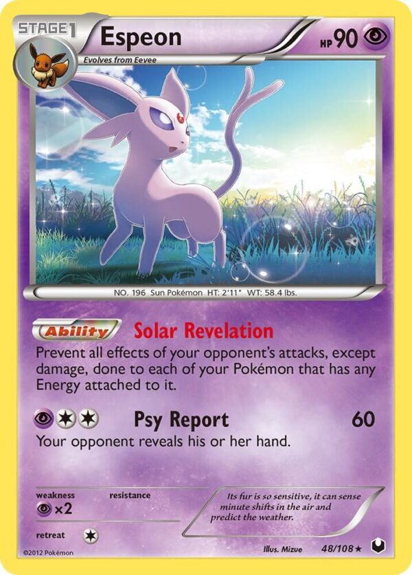 Espeon 48/108 Reverse Holofoil Dark Explorers