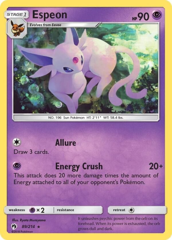 Espeon 89/214 Normal SM – Lost Thunder