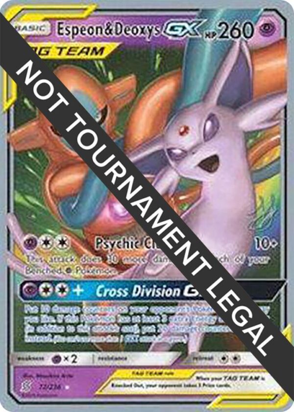 Espeon & Deoxys GX 2019 (Henry Brand) 72/236 Normal World Championship Decks