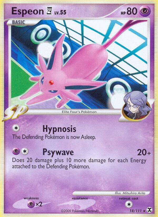 Espeon E4 18/111 Normal Rising Rivals Espeon E4 18/111 Normal Rising Rivals