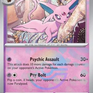Espeon (Poke Ball Pattern) 033/131 Holofoil SV: Prismatic Evolutions