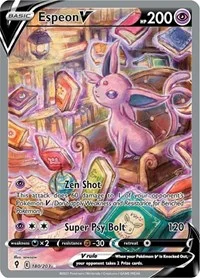 Espeon V (Alternate Full Art) | 180/203 | Holofoil | SWSH07: Evolving Skies