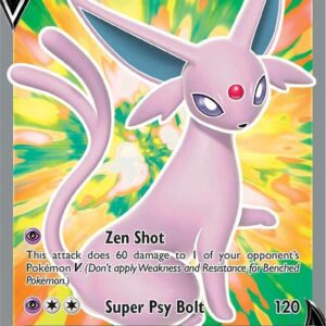 Espeon V (Full Art) 179/203 Holofoil SWSH07: Evolving Skies Espeon V (Full Art) 179/203 Holofoil SWSH07: Evolving Skies