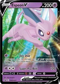 Espeon V | SWSH201 | Holofoil | SWSH: Sword & Shield Promo Cards