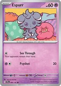Espurr | 084/191 | Reverse Holofoil | SV08: Surging Sparks