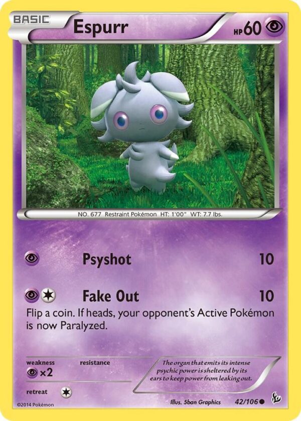 Espurr 42/106 Normal XY – Flashfire